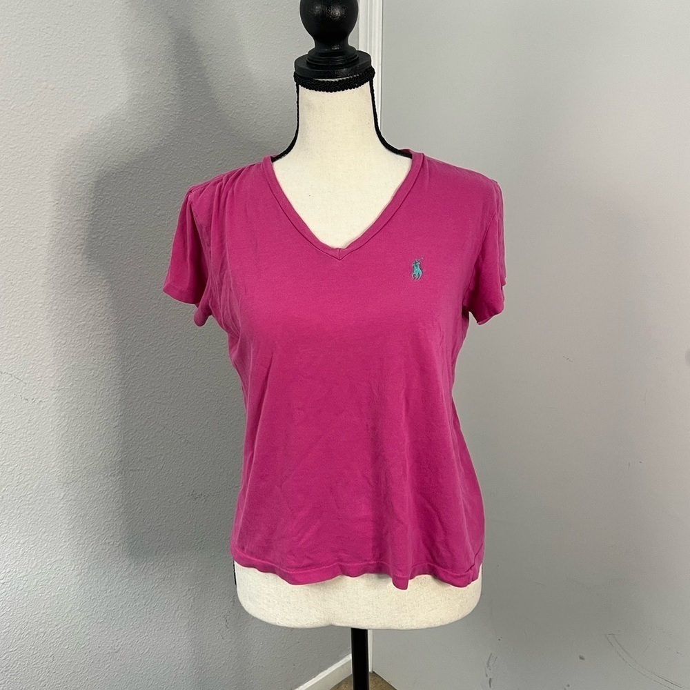 Ralph Lauren Sport Pink Polo Shirt - Size S